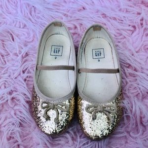 Baby Gap Gold Dress Flats